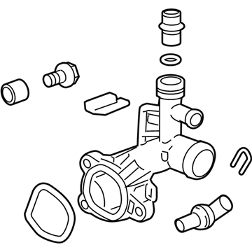 Chevy 25193922 Water Outlet