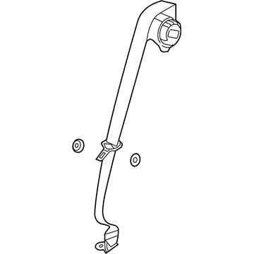 GM 19353094 BELT KIT,R/SEAT CTR (RETR SI) *COCOA/L*COCOA