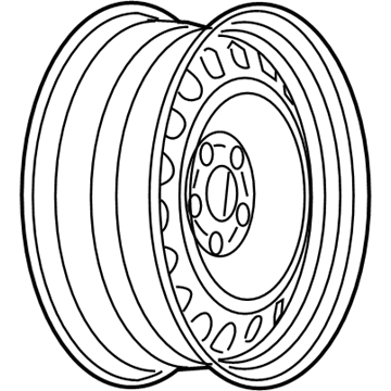 Pontiac 9595086 Wheel, Steel