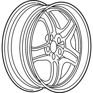 Pontiac 9597622 Wheel, Steel