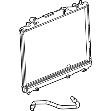 2004 Cadillac CTS Radiator - 19258627