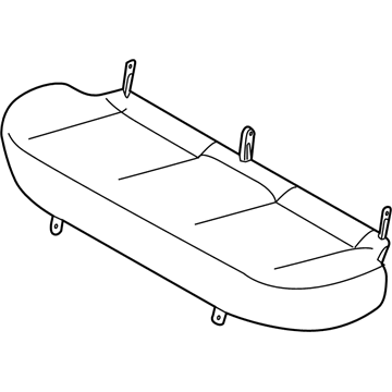 GM 96403390 Cover,Rear Seat Cushion