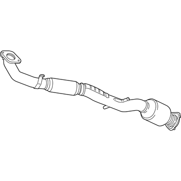 GM 84450451 EXHAUST FRONT PIPE ASSEMBLY