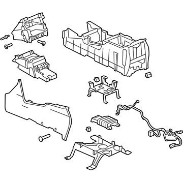 GMC 88986696 Console Assembly