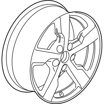 Chevy 22826570 Wheel, Alloy