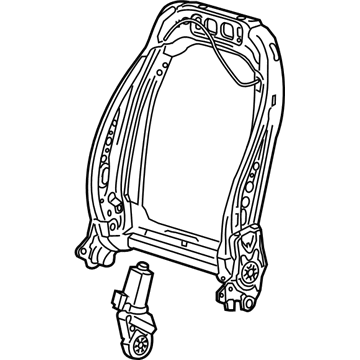 GM 84866372 Frame Assembly, F/Seat Bk