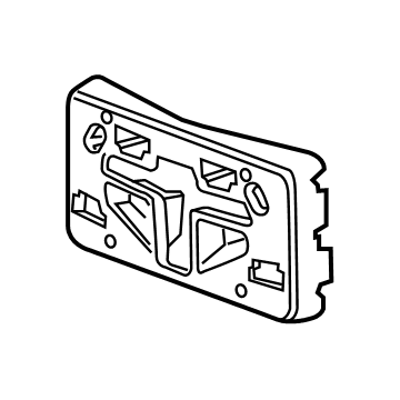 Chevy 42679720 License Bracket