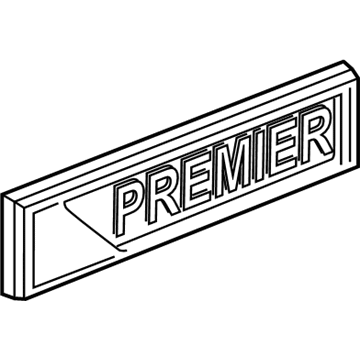 GM 42500429 Plate Assembly, Lift Gate Vehicle Name