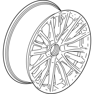 Cadillac 84258723 Wheel, Alloy