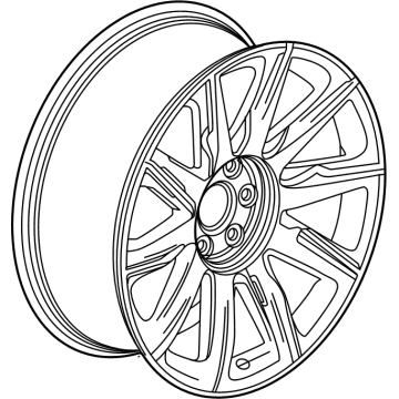 Cadillac 84714163 Wheel, Alloy