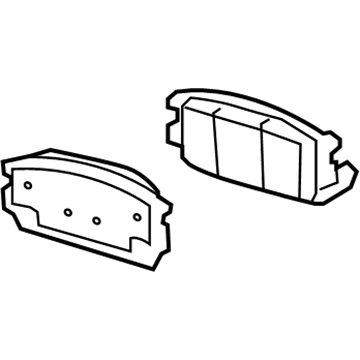 Pontiac 19168900 Brake Pads