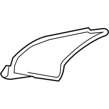 GM 22992156 Cover, Quarter Panel Air Scoop