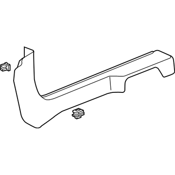 GM 84568729 Molding Assembly, Front S/D Sill Garn *Black