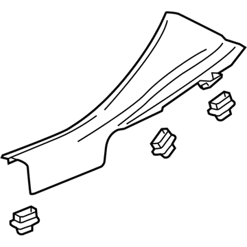 Cadillac 84463813 Rear Sill Plate