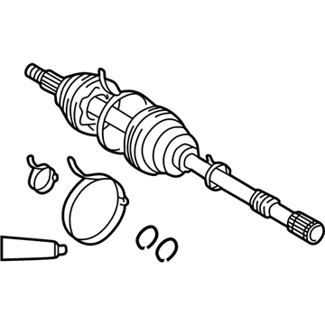 Pontiac 88972718 Outer CV Joint