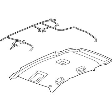 GM 19257756 Panel,Headlining Trim