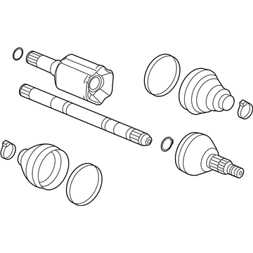 Cadillac 84628596 Axle