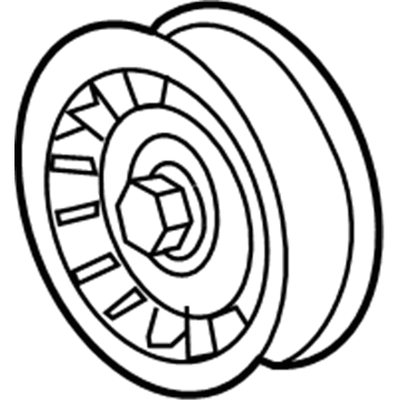 2021 GMC Savana 2500 A/C Idler Pulley - 12662030