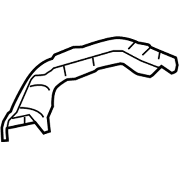 GM 12612663 Shield, Exhaust Crossover Pipe Upper Heat