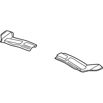 Cadillac 25672377 Upper Tie Bar Reinforcement