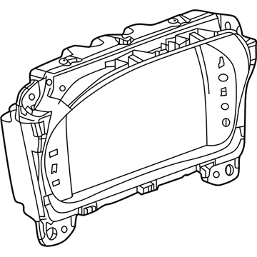 2016 Chevy Volt Instrument Cluster - 84035820