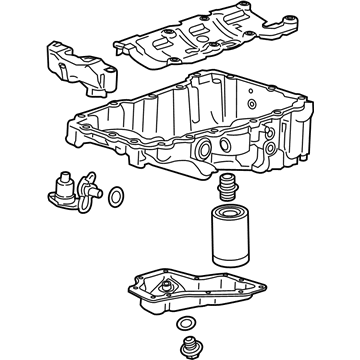 GMC 12716560 Oil Pan