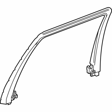 GM 84225778 Molding Assembly, Rear S/D Wdo Garn