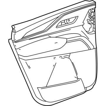 GM 84973461 Trim Assembly, Rear S/D *Dk Atmospher