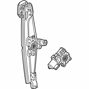 GM 42654614 Regulator Assembly, Rear S/D Wdo