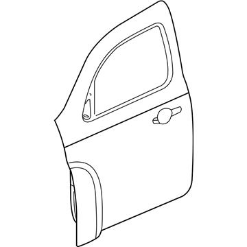 GM 20915590 Door Assembly, Front Side