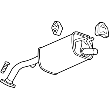 Chevy 42364320 Rear Muffler