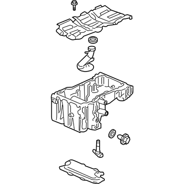 GM 12610145 Pan Assembly, Oil (W/ Sensor Hole)