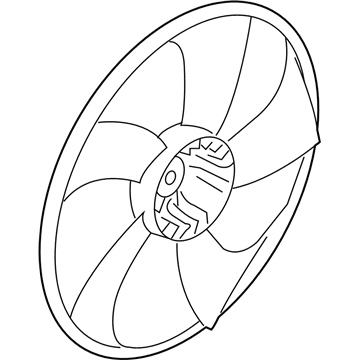 Cadillac 25881843 Fan Blade