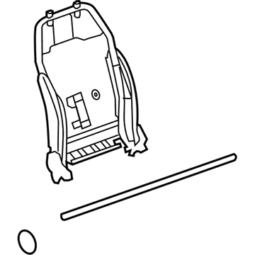 Cadillac 25807067 Seat Back Frame