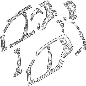 GM 96892563 Panel Asm,Body Side