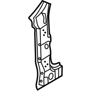 Pontiac 95983150 Hinge Pillar Reinforcement