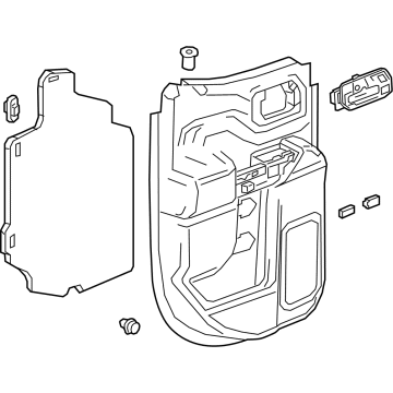 GMC 85614519 Door Trim Panel