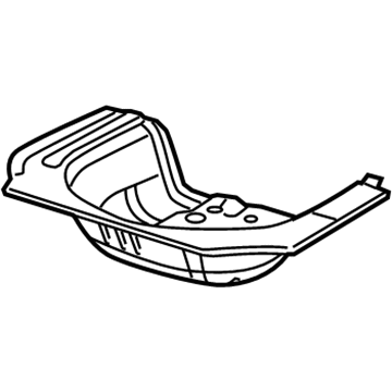 Pontiac 92160198 Rear Floor Pan