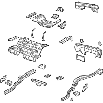 Pontiac 92169274 Floor Pan Assembly