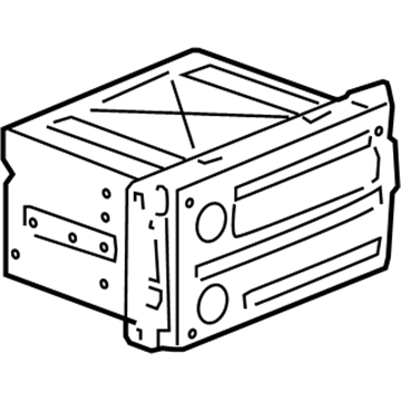 GM 25896526 Radio Assembly, Amplitude Modulation/Frequency Modulation Stereo & Audio Disc Player