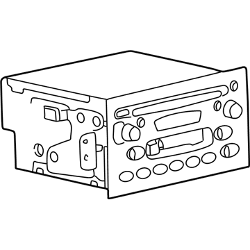 GM 15878974 Radio Asm,Amplitude Modulation/Frequency Modulation Stereo & Clock & Audio Disc Player & Information