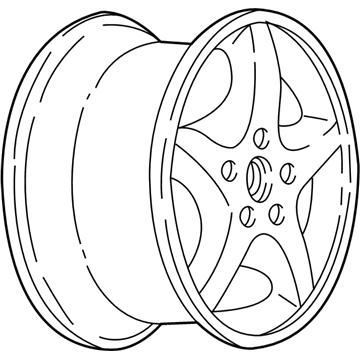 Pontiac 9592392 Wheel, Alloy