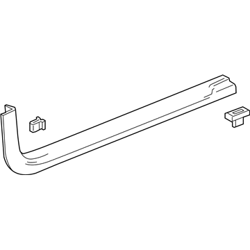 GM 84339482 Molding Assembly, Front Side Door Sill Garnish *Black