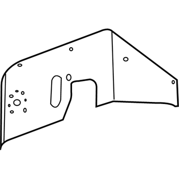 GM 25898970 Shield, Front Wheelhouse Panel Splash