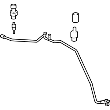 GM 22759527 Tube Assembly, A/C Evaporator Thermal Expansion Valve Front