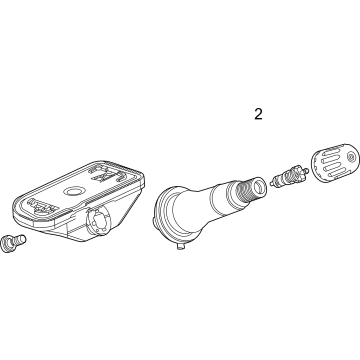 GMC TPMS Sensor - 13542523