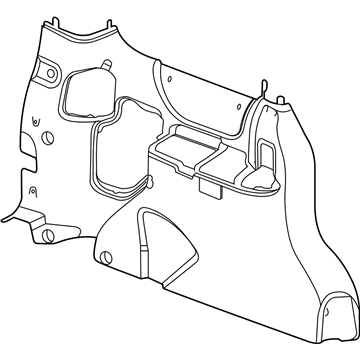 Chevy 15841674 Side Trim Panel