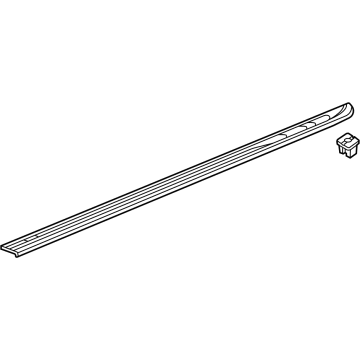 GM 84167956 Molding, Pubx Si Upr *Black