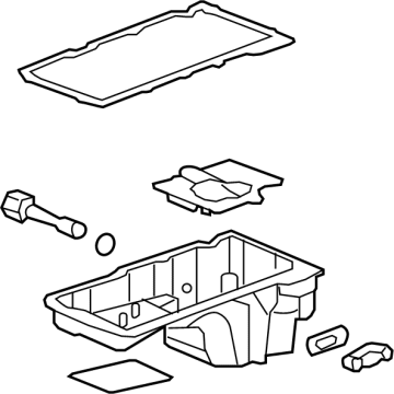 Cadillac 12640746 Oil Pan