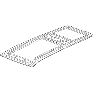 GM 25748586 Module Assembly, Sun Roof (Mini Roof W/Glass) *Neutral